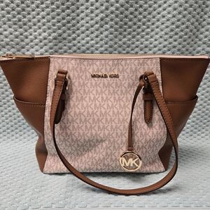 Michael Kors Brown and Cream Women's Bag NWOT